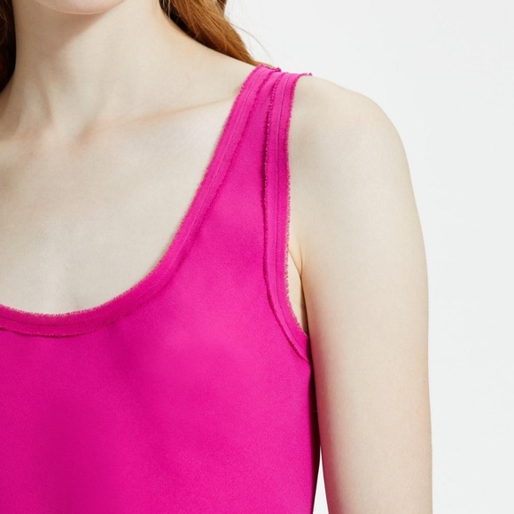 Vibrant Pink Sleeveless Top - Picture 1 of 5